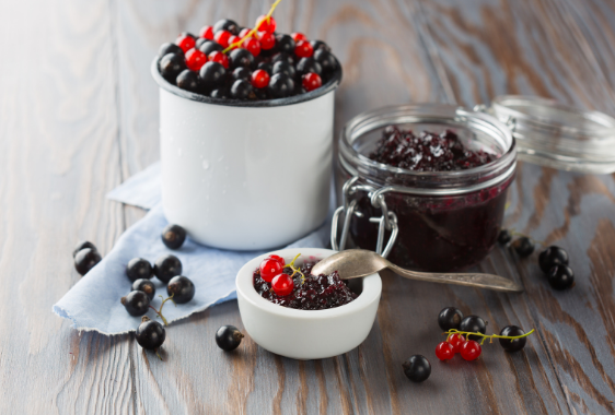 Berry Jam in a Jar